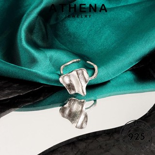 ATHENA JEWELRY 925 แท้ ผู้หญิง เครื่องประดับ แหวน Silver แฟชั่น ต้นฉบับ เครื่องประดับ เกาหลี เงิน ใบออกแบบ ทอง R711