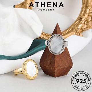 ATHENA JEWELRY มินิมอล แหวน เกาหลี เครื่องประดับ ทอง Silver ต้นฉบับ ผู้หญิง เงิน แฟชั่น เครื่องประดับ 925 แท้ R714