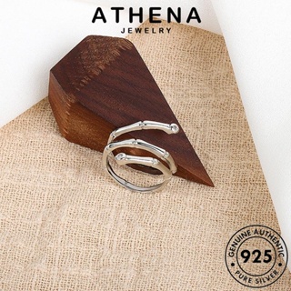 ATHENA JEWELRY แฟชั่น เงิน ต้นฉบับ แท้ 925 เครื่องประดับ Silver แหวน เกาหลี เครื่องประดับ ผู้หญิง ไม้ไผ่ส่วนบุคคล R720