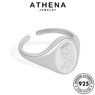 ATHENA JEWELRY 925 แฟชั่น เกาหลี ผู้หญิง เงิน Silver แท้ ทอง ทานตะวันที่สร้างสรรค์ ต้นฉบับ แหวน เครื่องประดับ เครื่องประดับ R727