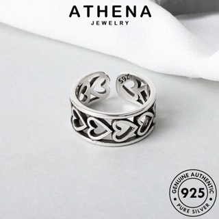 ATHENA JEWELRY Silver แฟชั่น ต้นฉบับ เกาหลี แหวน ผู้หญิง เงิน เครื่องประดับ แท้ เครื่องประดับ 925 แฟชั่นกลวง R753