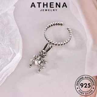 ATHENA JEWELRY แหวน ต้นฉบับ เครื่องประดับ เงิน แฟชั่น Silver แท้ ผู้หญิง กระต่ายง่ายๆ 925 เครื่องประดับ เกาหลี R760