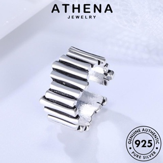 ATHENA JEWELRY 925 เครื่องประดับ เครื่องประดับ ต้นฉบับ เกาหลี แหวน ลายเส้นที่สร้างสรรค์ แท้ เงิน ผู้หญิง แฟชั่น Silver R797