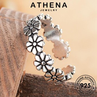 ATHENA JEWELRY ต้นฉบับ 925 ดอกไม้แฟชั่น เงิน Silver แหวน เครื่องประดับ แท้ เครื่องประดับ ผู้หญิง เกาหลี แฟชั่น R782