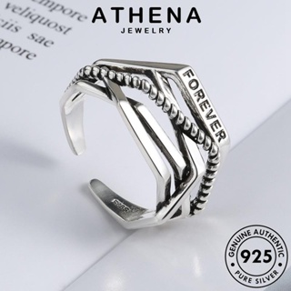 ATHENA JEWELRY 925 ข้ามบุคลิกภาพ Silver แฟชั่น เงิน แหวน แท้ เครื่องประดับ เครื่องประดับ ผู้หญิง ต้นฉบับ เกาหลี R787