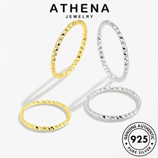 ATHENA JEWELRY เครื่องประดับ เกาหลี เครื่องประดับ ผู้หญิง Silver ต้นฉบับ แท้ เงิน แฟชั่น ทอง ดอกไม้รถแฟชั่น 925 แหวน R859