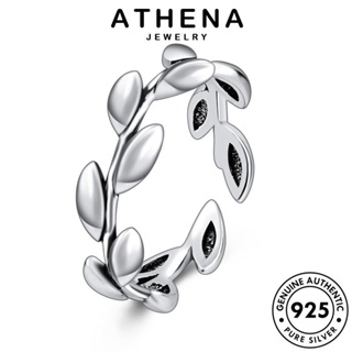 ATHENA JEWELRY Silver สาขาที่เรียบง่าย 925 แหวน เครื่องประดับ ผู้หญิง เครื่องประดับ แท้ แฟชั่น ต้นฉบับ เกาหลี เงิน R821