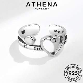 ATHENA JEWELRY เงิน แหวน การออกแบบหัวใจ เครื่องประดับ เกาหลี ต้นฉบับ แฟชั่น ผู้หญิง เครื่องประดับ 925 แท้ Silver R888