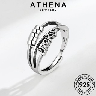 ATHENA JEWELRY ต้นฉบับ เครื่องประดับ เงิน เครื่องประดับ Silver แหวน แฟชั่น 925 ผู้หญิง แท้ แฟชั่นโชคดี เกาหลี R910