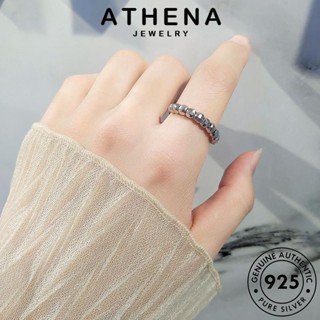 ATHENA JEWELRY เครื่องประดับ เงิน Silver ขนส่งลูกปัด ต้นฉบับ แท้ เครื่องประดับ แหวน ผู้หญิง 925 เกาหลี แฟชั่น R976