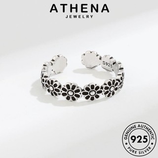 ATHENA JEWELRY 925 เครื่องประดับ เกาหลี Silver แฟชั่น ต้นฉบับ เงิน แท้ เครื่องประดับ แหวน ผู้หญิง ดอกไม้แฟชั่น R981