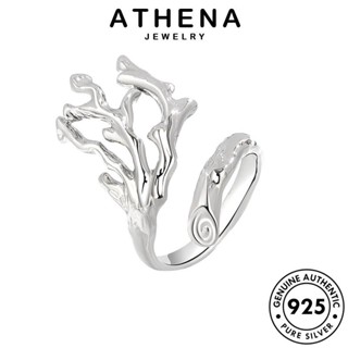 ATHENA JEWELRY ต้นฉบับ แฟชั่น ฟูจิเอดะธรรมดา เครื่องประดับ แท้ 925 เงิน เกาหลี ผู้หญิง Silver เครื่องประดับ แหวน R946