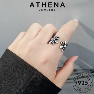 ATHENA JEWELRY เงิน Silver 925 ดอกไม้กลวง ผู้หญิง แฟชั่น เครื่องประดับ แท้ แหวน เครื่องประดับ ต้นฉบับ เกาหลี R1008