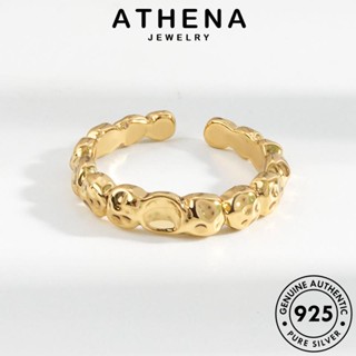 ATHENA JEWELRY เงิน แท้ แฟชั่น เครื่องประดับ ต้นฉบับ ทอง Silver เครื่องประดับ ผู้หญิง แฟชั่น แหวน เกาหลี 925 R1066