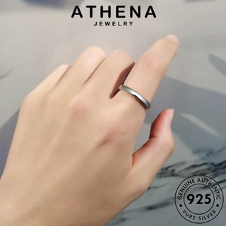 ATHENA JEWELRY ต้นฉบับ แฟชั่น เงิน เครื่องประดับ เกาหลี แหวน ทอง บุคลิกภาพมันวาว Silver แท้ 925 เครื่องประดับ ผู้หญิง R1024