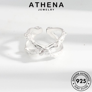 ATHENA JEWELRY แหวน 925 ต้นฉบับ เครื่องประดับ เกาหลี เงิน Silver แฟชั่น เครื่องประดับ ผู้หญิง เส้นบุคลิกภาพ แท้ ทอง R1045