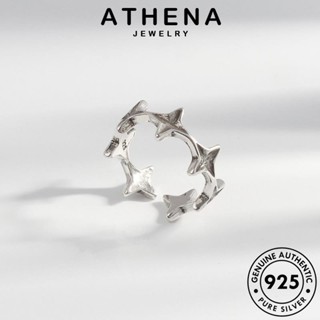 ATHENA JEWELRY แฟชั่น แหวน แท้ ต้นฉบับ เกาหลี 925 เครื่องประดับ Silver ผู้หญิง เงิน เครื่องประดับ ดาวย้อนยุค R1092