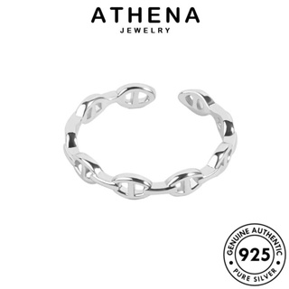 ATHENA JEWELRY แฟชั่น เครื่องประดับ เครื่องประดับ บิด Silver แท้ 925 เกาหลี แหวน ผู้หญิง ทอง ต้นฉบับ เงิน R1096