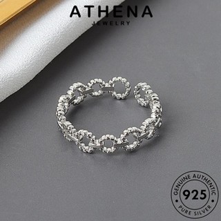 ATHENA JEWELRY ทอง Silver เกาหลี เงิน เครื่องประดับ กลวงบิด ผู้หญิง ต้นฉบับ เครื่องประดับ แท้ แหวน แฟชั่น 925 R1149