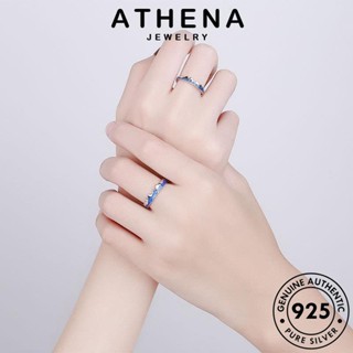 ATHENA JEWELRY แหวน 925 ต้นฉบับ รักในเมือง เงิน คู่รัก เครื่องประดับ แฟชั่น Silver แท้ เกาหลี เครื่องประดับ R1119