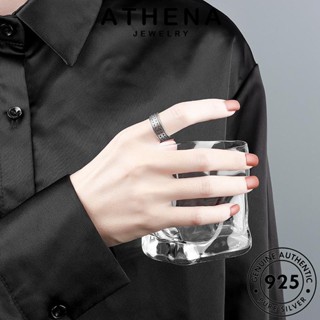 ATHENA JEWELRY แฟชั่น Silver ต้นฉบับ แหวน เงิน เครื่องประดับ เกาหลี 925 แท้ ผู้หญิง เครื่องประดับ พลัมบุคลิกภาพ R1170