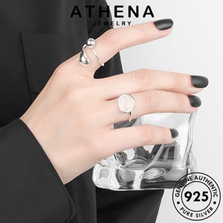 ATHENA JEWELRY แท้ ผู้หญิง แหวน เงิน เกาหลี แฟชั่น หยดน้ำที่เรียบง่าย เครื่องประดับ Silver ต้นฉบับ ทอง 925 เครื่องประดับ R1176