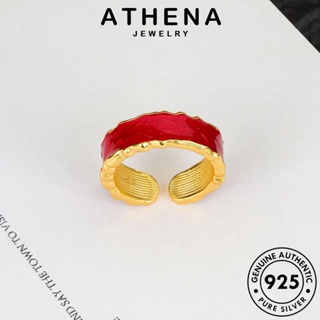 ATHENA JEWELRY เครื่องประดับ Silver เครื่องประดับ ทอง ต้นฉบับ แท้ 925 แหวน ผู้หญิง ไม่สม่ำเสมอ เงิน แฟชั่น เกาหลี R1225