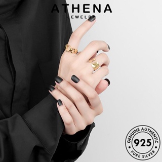 ATHENA JEWELRY Silver เงิน ต้นฉบับ แท้ เครื่องประดับ แฟชั่น แหวน ทอง 925 ความคิดสร้างสรรค์กลวงออก ผู้หญิง เครื่องประดับ เกาหลี R1244