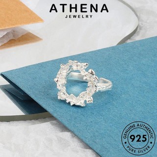 ATHENA JEWELRY เครื่องประดับ ทอง ต้นฉบับ เงิน บุคลิกภาพกลวงออก ผู้หญิง แท้ Silver เกาหลี เครื่องประดับ แหวน แฟชั่น 925 R1265