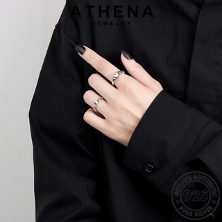 ATHENA JEWELRY เกาหลี เงิน ผู้หญิง หัวใจย้อนยุค ต้นฉบับ แฟชั่น เครื่องประดับ เครื่องประดับ แท้ 925 แหวน Silver R1282