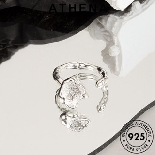 ATHENA JEWELRY เครื่องประดับ ไม่สม่ำเสมอ ผู้หญิง แหวน Silver ต้นฉบับ เครื่องประดับ ทอง 925 เงิน แฟชั่น เกาหลี แท้ R1284