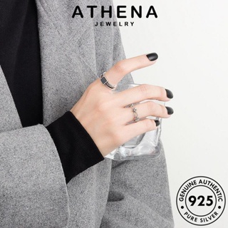 ATHENA JEWELRY เครื่องประดับ เงิน ผู้หญิง ต้นฉบับ เกาหลี แฟชั่น 925 ข้ามบุคลิกภาพ Silver แหวน เครื่องประดับ ทอง แท้ R1286