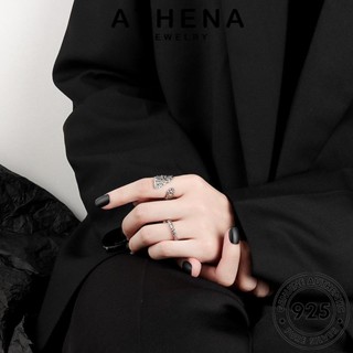 ATHENA JEWELRY ต้นฉบับ พื้นผิวที่เรียบง่าย เกาหลี ทอง แฟชั่น แหวน เงิน ผู้หญิง แท้ 925 เครื่องประดับ Silver เครื่องประดับ R1294