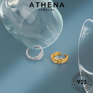 ATHENA JEWELRY ไม่สม่ำเสมอ แท้ แฟชั่น ต้นฉบับ ทอง แหวน Silver เครื่องประดับ ผู้หญิง เครื่องประดับ เงิน เกาหลี 925 R1310