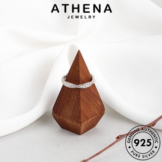 ATHENA JEWELRY ข้ามไม่สม่ำเสมอ เกาหลี แหวน เงิน ต้นฉบับ เครื่องประดับ ผู้หญิง 925 Silver เครื่องประดับ แฟชั่น ทอง แท้ R1326