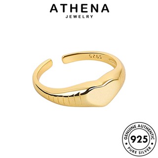 ATHENA JEWELRY ต้นฉบับ ทอง เครื่องประดับ เงิน แหวน เครื่องประดับ 925 Silver แท้ เกาหลี ผู้หญิง รักแฟชั่น แฟชั่น R1342