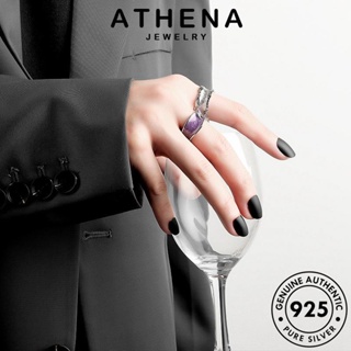 ATHENA JEWELRY เครื่องประดับ ผู้หญิง แฟชั่น แท้ บุคลิกภาพ ต้นฉบับ ทอง แหวน 925 เงิน เครื่องประดับ เกาหลี Silver R1344