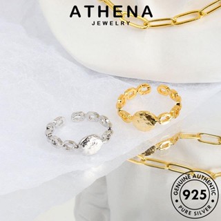 ATHENA JEWELRY ต้นฉบับ แหวน ผู้หญิง ทอง แฟชั่น เกาหลี 925 เงิน เครื่องประดับ ห่วงโซ่แฟชั่น แท้ Silver เครื่องประดับ R1315