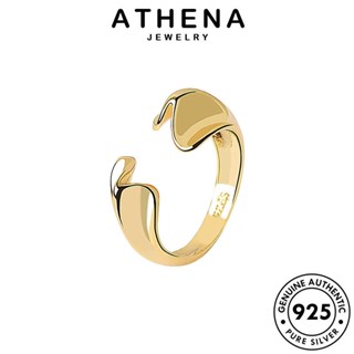 ATHENA JEWELRY เกาหลี แฟชั่น ผู้หญิง เครื่องประดับ ทอง 925 แหวน แท้ เงิน Silver ต้นฉบับ เครื่องประดับ แฟชั่น R1363