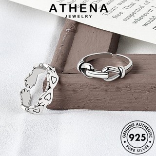 ATHENA JEWELRY แท้ เงิน Silver ต้นฉบับ แฟชั่น เครื่องประดับ 925 แหวน รัก ผู้หญิง เกาหลี เครื่องประดับ R1371