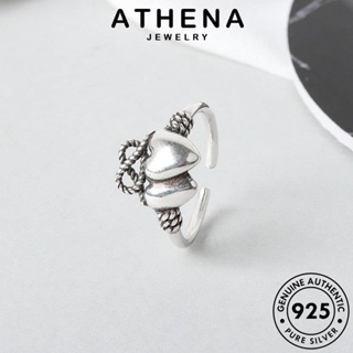 ATHENA JEWELRY เครื่องประดับ เกาหลี แหวน เงิน รัก Silver แฟชั่น แท้ ผู้หญิง ต้นฉบับ เครื่องประดับ 925 R1377