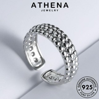 ATHENA JEWELRY ลายจุดง่ายๆ แฟชั่น เครื่องประดับ เกาหลี ทอง เครื่องประดับ แท้ Silver แหวน ผู้หญิง 925 ต้นฉบับ เงิน R1386