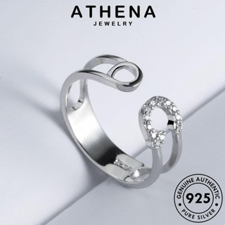 ATHENA JEWELRY เงิน เกาหลี พินง่ายๆ แท้ มอยส์ซาไนท์ เครื่องประดับ 925 ผู้หญิง ต้นฉบับ โกลด์ แฟชั่น ไดมอนด์ แหวน Silver เครื่องประดับ R1389