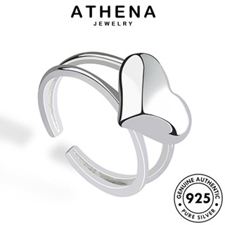 ATHENA JEWELRY เครื่องประดับ Silver แฟชั่น แท้ 925 เงิน ผู้หญิง เครื่องประดับ แหวน ต้นฉบับ บุคลิกภาพ เกาหลี R1429