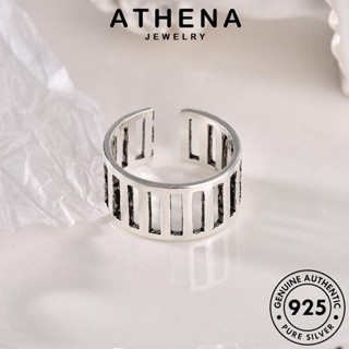 ATHENA JEWELRY ต้นฉบับ Silver 925 แฟชั่น แท้ เกลียววินเทจ เครื่องประดับ เงิน เครื่องประดับ แหวน ผู้หญิง เกาหลี R1403