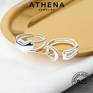 ATHENA JEWELRY เครื่องประดับ ผู้หญิง Silver 925 แท้ แหวน รักแฟชั่น เกาหลี ต้นฉบับ เครื่องประดับ เงิน แฟชั่น R1404