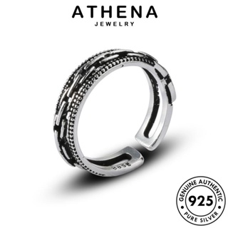 ATHENA JEWELRY เกาหลี เครื่องประดับ แท้ Silver บิดสร้างสรรค์ แหวน เครื่องประดับ ผู้หญิง ต้นฉบับ แฟชั่น เงิน 925 R1493