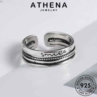 ATHENA JEWELRY แท้ ต้นฉบับ แฟชั่น ผู้หญิง แหวน Silver เครื่องประดับ 925 เกาหลี บุคลิกภาพ เงิน เครื่องประดับ R1448