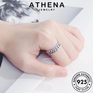 ATHENA JEWELRY แท้ เครื่องประดับ ผู้หญิง Silver โซ่พังก์ แหวน เกาหลี เงิน ต้นฉบับ 925 แฟชั่น เครื่องประดับ R1449