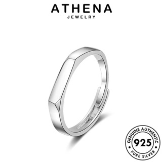 ATHENA JEWELRY เครื่องประดับ ต้นฉบับ แหวน เกาหลี เครื่องประดับ แท้ เงิน แฟชั่น 925 แฟชั่น คู่รัก Silver R1512